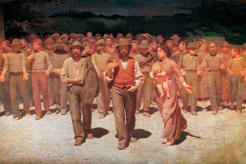 CENA DE ABERTURA DE ‘1900’. Pintura : “O Quarto Estado” - Giuseppe Pellizza da Volpedo (1868-1901) WhatsApp Image 2021 06 04 at 18.54.09 3