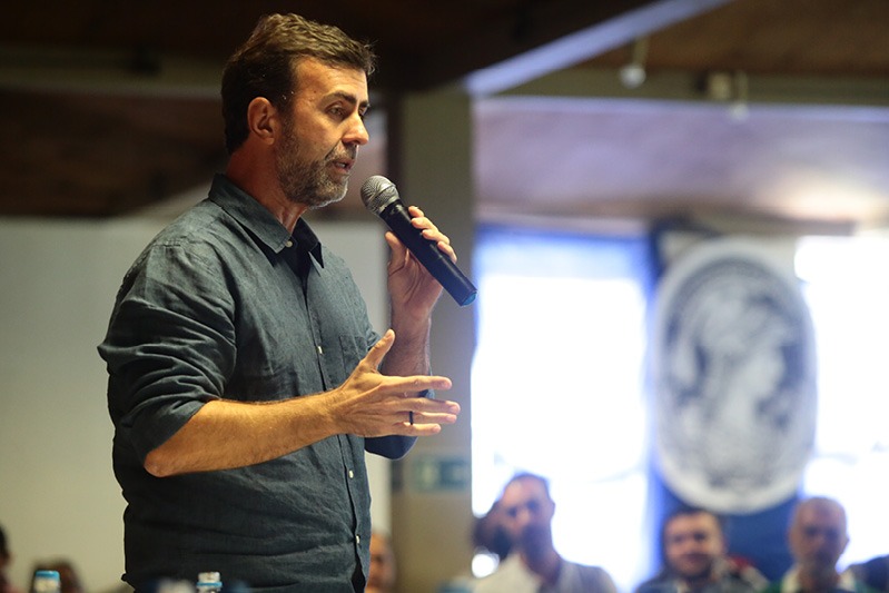 EDUCAÇÃO  Marcelo Freixo diz que área terá prioridade em seu mandato - Fotos: Fernando Souza WhatsApp Image 2022 05 27 at 18.15.40