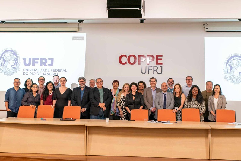 DESPEDIDA No auditório do CT2, equipe da reitoria apresentou o balanço dos quatro anos de gestão - Foto: Fábio Caffé (SGCOM/UFRJ) WhatsApp Image 2023 06 07 at 18.04.27 1