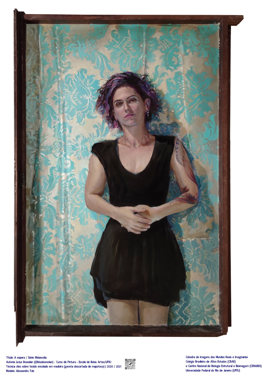 A espera/Série Melancolia - Autoria: Lícius Bossolan -  Curso de Pintura -  Escola de Belas  Artes/UFRJ WhatsApp Image 2023 06 29 at 21.16.45 1