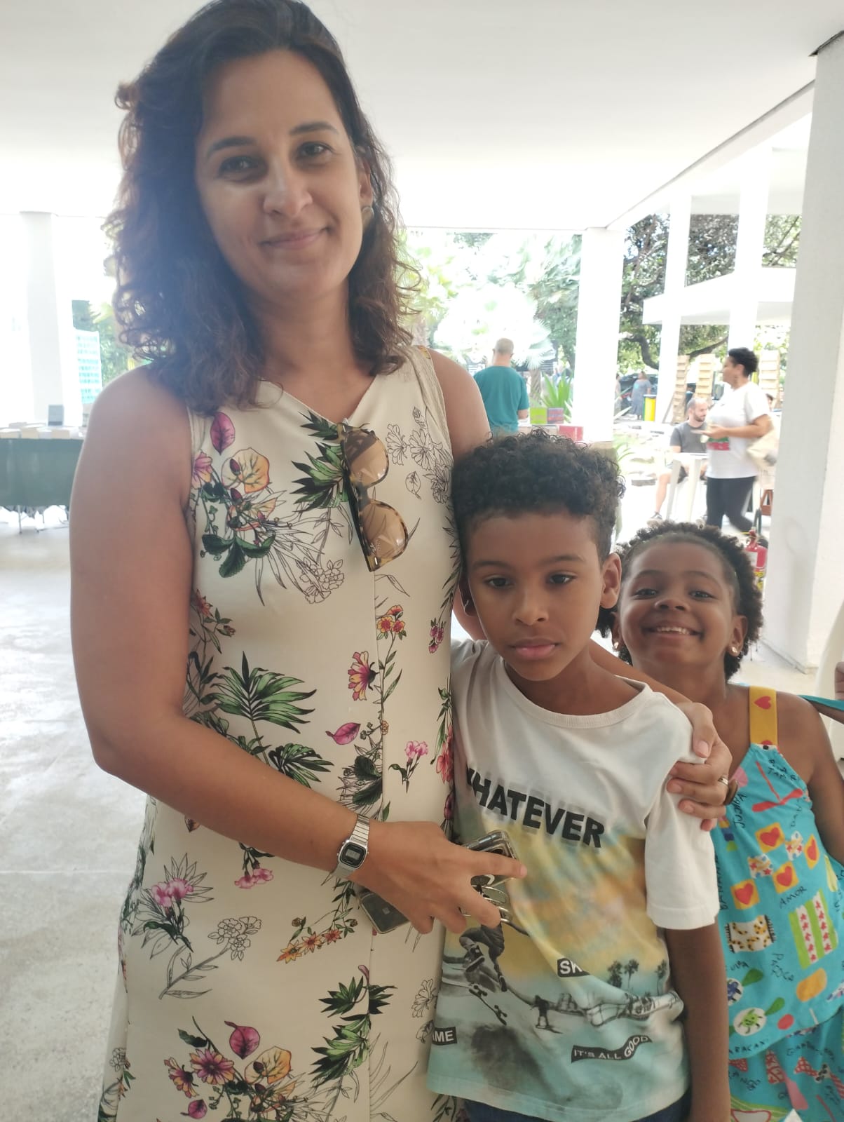 Aline Caleiras é mãe João, de 8 anos. Ao lado, Bárbara, de 6 WhatsApp Image 2024 02 29 at 15.00.49