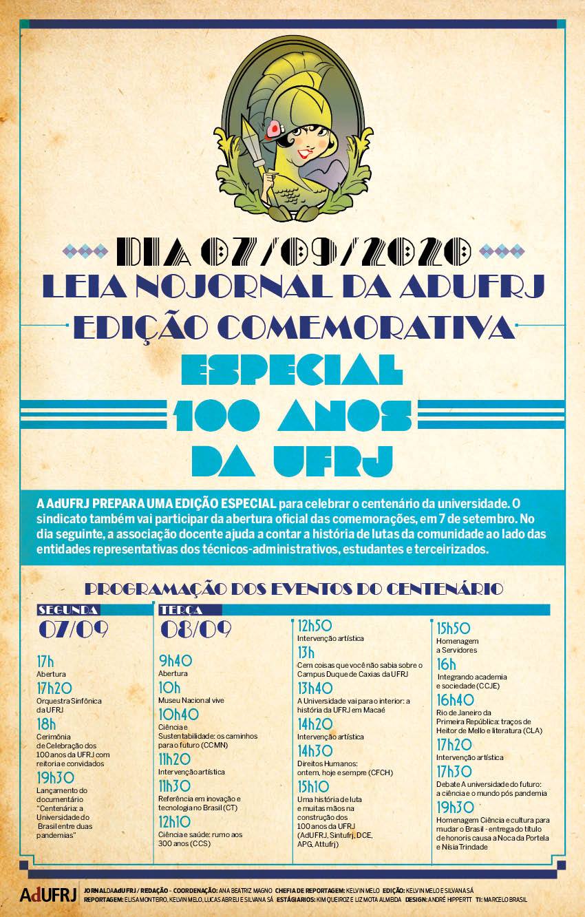 cartaz 100 anos